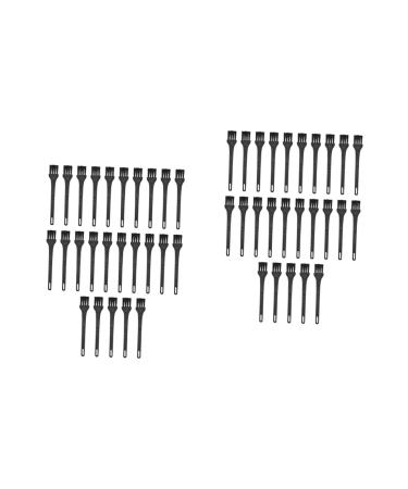 FRCOLOR 50 Pcs Razor Brush Computer Keyboards Camera Lens Brush Humidifier Cleaning Brush Shaver Mini Cleaner for Blinds Duster Mini Brush Mini Cleaning Brush Pp Track Multipurpose 13x2.2cmx2pcs Blackx2pcs
