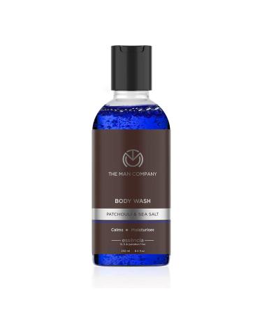The Man Company Body Wash With Patchouli & Sea Saltsoap Free Shower Gel For Deep Moisturization & Smooth Skinsls & Paraben-Free - 250 Ml