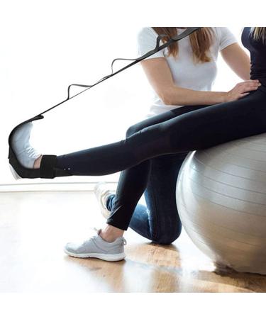 Lxnderment Foot and Calf Stretcher Brace for Plantar Fasciitis, Heel Spurs, Achilles Tendonitis - Relief for Leg and Thigh with Stretching Strap - Buy Online on GoSupps.com