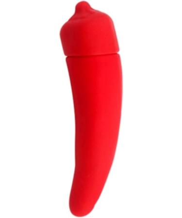 Veggie Fun Hot Pepper - Waterproof Funny Vibration Massage Device | Medical Silicone 12cm Handbag-Friendly Battery Included - Buy Online on GoSupps.com