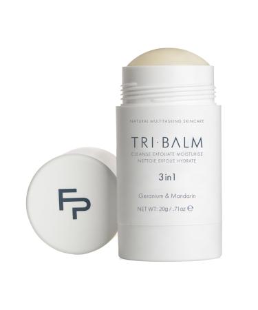 FORMULAE PRESCOTT | Tri-Balm Stick 3 in 1 Facial Balm 20g | Facial Cleanser Facial Exfoliant & Facial Moisturize | All Natural Skin Care (0.7 Oz)