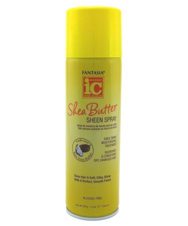 Fantasia Sheen Spray Shea Butter 14 Ounce Aerosol (Pack of 2) - Buy Online on GoSupps.com