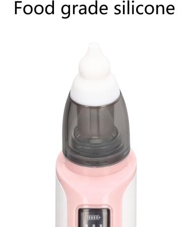 Electric Baby Nasal Aspirator | 6 Suction Levels | 2 Silicone Tips | USB Rechargeable (Pink) - Buy Online on GoSupps.com