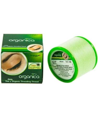 Organica Organic Face & Eyebrow Threading Thread - 1 Spool for Makeup, Dermaplaning, Hair Removal - Epilator Tool - Buy Online on GoSupps.com
