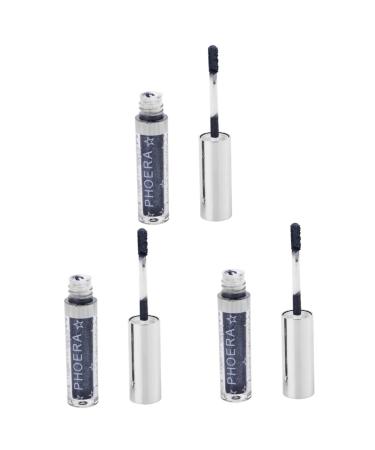 Beavorty Makeup Eyeshadow 3pcs glitter liner for eyes Glitter eyeshadow glow eye powder eye shadow Water-based Glitter powder 1 count (Pack of 1) As Shownx3pcs