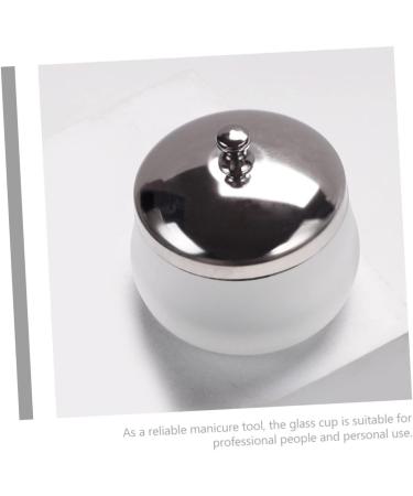 Housoutil Nail Art Crystal Cup Decor Manicure Bowl Multi-function Nail Dish Monomer Dappen Dish Cup Nail Art Use Cup Nail Manicure Tools Nail Art Cleaning Tool Multifunction Glass Tray - Buy Online on GoSupps.com