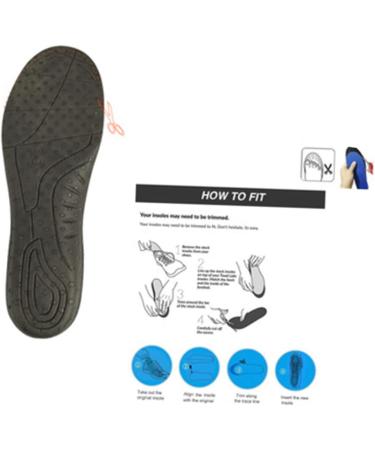 2 Pairs Magnetic Massage Insoles for Foot Care - Arch Support Insoles - Comfort and Pain Relief - Black - Buy Online on GoSupps.com
