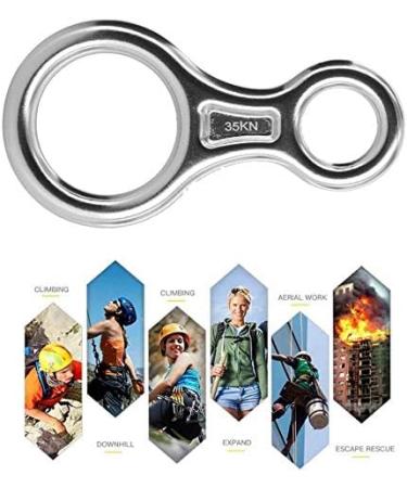 Climbing 8 Descender - 35kn/3500kg Rappel Device for Rock Climbing & Descending | International Shipping Available - Buy Online on GoSupps.com