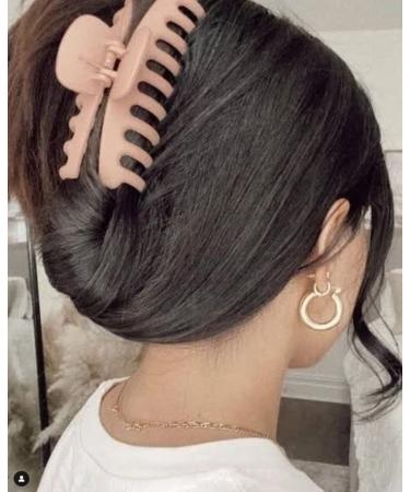 Bqmte 8 Pcs Large Hair Claw Clips for Thick & Thin Hair - No Slip Matte Strong Hold 90s Fashion - Colorful Jaw Clips for Women and Girls - Buy Online on GoSupps.com
