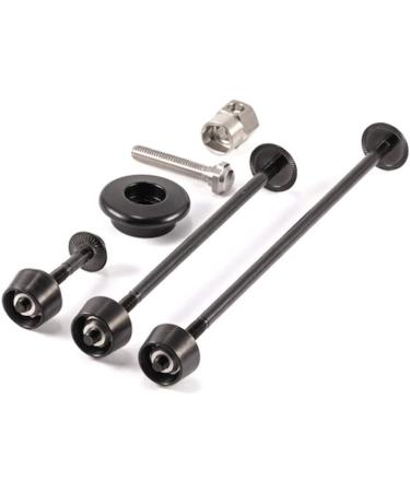 Pitlock Set 02/GA - Secure Front & Rear Wheel Seat Post Ahead System - Black | International Shipping Available - Buy Online on GoSupps.com