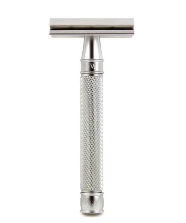 Edwin Jagger 3ONE6 DE Safety Razor | Stainless Steel Serrated Blades - 1 Pack | Premium Shaving Gear - Buy Online on GoSupps.com