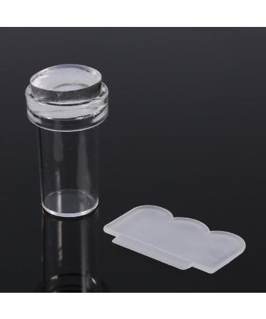 Buy Fashionable Transparent Silicone Nail Art Stamper & Scraper Set for Unique Manicures - International Shipping Available - Buy Online on GoSupps.com