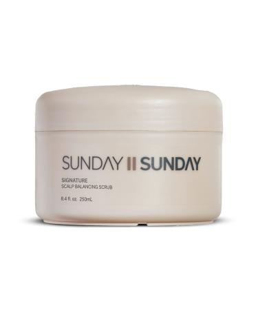 SUNDAY II SUNDAY Signature Scalp Balancing Scrub I Recovery Sugar Scrub for Dry Damaged Scalp I Keeps Hair Looking Feeling and Smelling Fresh I 8.4 fl oz