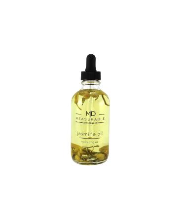 Measurable Difference Jasmine Face & Body Oil - Skin Soothing hydrating moisturizing | 4 oz Bottle | Jasmine 4 Fl Oz (Pack of 1)