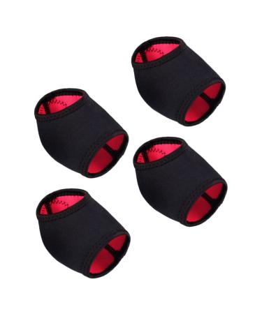 FOMIYES 8 Pairs Heel Socks Adult Soccer Ball Foot Protectors for Feet Plantar Inserts Feet Cushions Cloth Ankle Pad Heel Support Keep Warm Men and Women N Cloth Boots