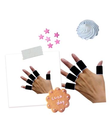 FRCOLOR Elastic Thumb Braces & Finger Guards - Sports Finger Sleeves for Volleyball & Gym | International Shipping Available - Buy Online on GoSupps.com