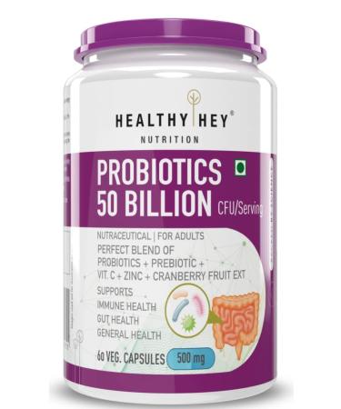 Sheltr Probiotics 50 Billion CFU Multi- Strains 60 Veg. Capsules Targeted Release Technology Stomach Acid Resistant No Need for Refrigeration Non-GMO Gluten-Free