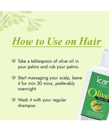 ican London Natural Olive Oil For Hair & skin 100ml - Buy Online on GoSupps.com
