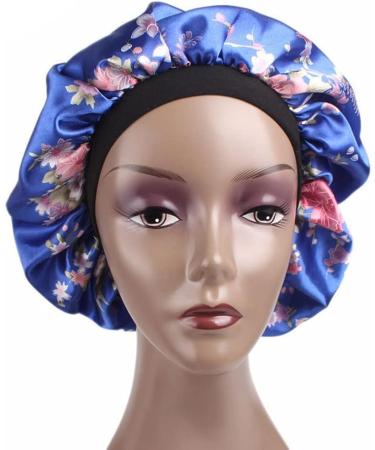 Beaupretty Satin Sleep Bonnet Cap for Women & Girls - Borland Flower Design - Buy Online on GoSupps.com