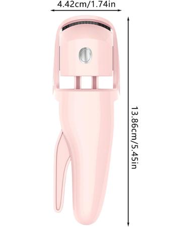 Eoixuqba Eyelash Curler Heat | Rechargeable Eye Curler for Lashes - Ergonomic Eye Lash Curling Tool Handheld Eyelash Heated Tool for Eyelashes Makeup Pink - Buy Online on GoSupps.com