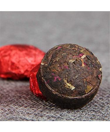 HELLOYOUNG 100g de th Pu'er m r parfum la rose fait main naturel du Yunnan avec une saveur de rose intense un arri re-go t doux et sucr Th pu-erh Pu'er Tea - Buy Online on GoSupps.com