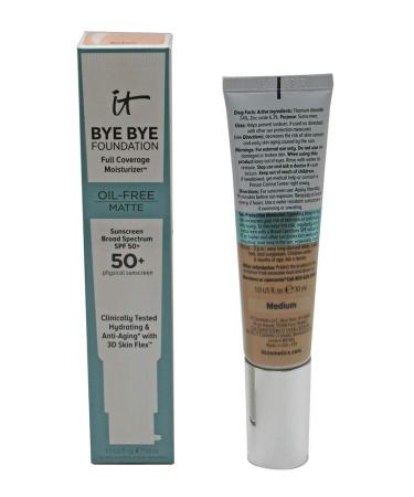 it Bye Bye Foundation Moisturizer Oil-Free Matte SPF 50+ 1 fl. oz. (Medium)