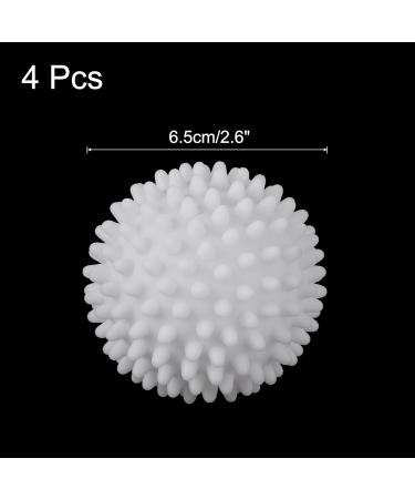 uxcell 4pcs Reusable Laundry Dryer Balls - Vinyl Drying Balls to Reduce Wrinkles Static & Drying Time | Energy-Saving Fabric Softener - Buy Online on GoSupps.com