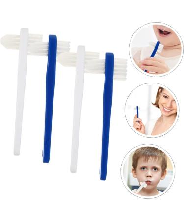 ABOOFAN 12-Piece Double Head Toothbrush Set - Complete Coverage with Bristles & Prosthesis Cleaner - Durable Hand Toothbrushes & Care Accessories for Optimal Oral Hygiene - Buy Online on GoSupps.com