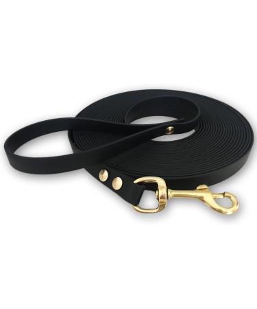 Bio-Line Very Light Bothane Puppy Leash | 2 to 15m 9mm | Water & Dirt Repellent | Black Dog Leash for Small Dogs & Puppies - Buy Online on GoSupps.com