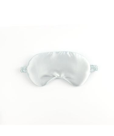 Silky Sleep Mask Elegant Eye Cover for Blocking Out Light Crafted from Soft Satin - Ultimate Comfort for a Restful Night's Sleep Perfect for Women (Blue)