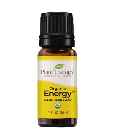 Plant Therapy Organic Energy Essential Oil Blend 10 mL (1/3 oz) 100% Pure Undiluted Therapeutic Grade