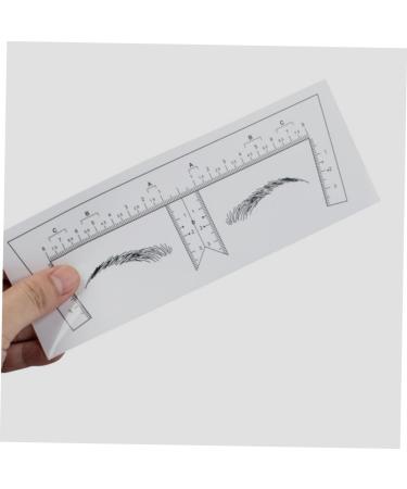 Healeved Eyebrow Ruler 10pcs Eyebrow Design Ruler Tools Eyebrow Shaping Ruler Drawing Tool Shape Disposable - Buy Online on GoSupps.com