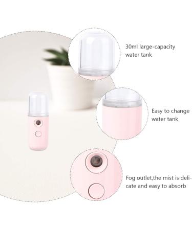WRITWAA 1Pc Portable Nano Facial Humidifier Spray Rechargeable Skin Moistener for Beauty Spa Yoga and Home Use Handy Cool Mist for Hydration and Refreshing Skin Care - Buy Online on GoSupps.com