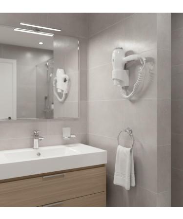 Professional Hairdryer 18002000W with WALL BRACKET Wallmounted hair dryer Compact Hotel Hairdryerprofessional AC motor 2 speeds 3 temperature levels - Buy Online on GoSupps.com