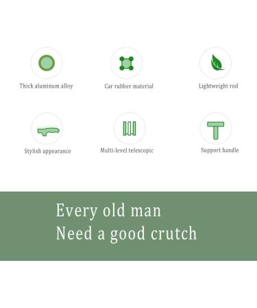 Adult Assistance Forearm Crutches with Comfortable Grip Aluminum Alloy Forearm Walking Stick Ergonomic Shock Absorption Walking Stick Lightweight 10 Adjustable Rows A 2 Units (B 1Units) Journey - Buy Online on GoSupps.com