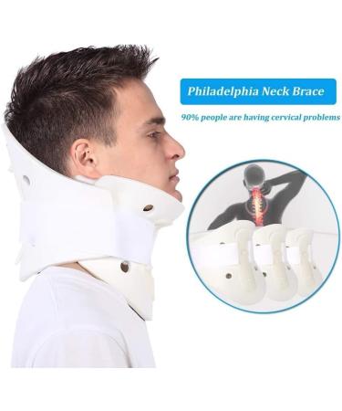 Adjustable Jlaser Neck Protection Rope Stretcher Collar for Neck & Shoulder Pain Relief - Soft Breathable Cervical Support (Color: S) - Buy Online on GoSupps.com