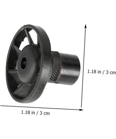 Beavorty 2pcs Electric Grinding Chuck Fan Accessory Electric Grinding Dust Cleaning Tool Sandwich 3x3cm Black - Buy Online on GoSupps.com