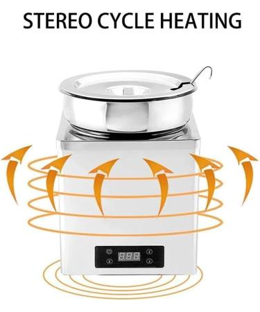 Chauffe-plats professionnel 3 L/7 L temp reuse chocolat 600 W ensemble de marmites lait chauffe-th i re conservation de chaleur chauffe-boules de tapioca et de taro 7L - Buy Online on GoSupps.com