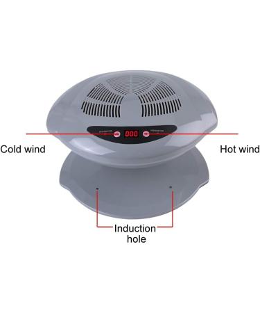 Amonida 2 in 1 Nail Dryer - EU Plug 220V 400W with Temperature Sensor | Perfect for Nail Art & Studios - Buy Online on GoSupps.com