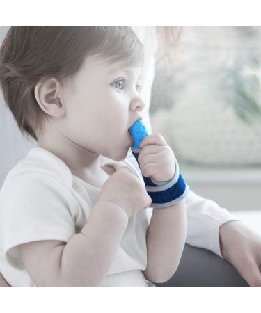 ShowkingL Baby Finger Protector | Stop Thumb Sucking Wrist Band | Baby Care Gloves & Teether Pacifier for Newborns - Buy Online on GoSupps.com