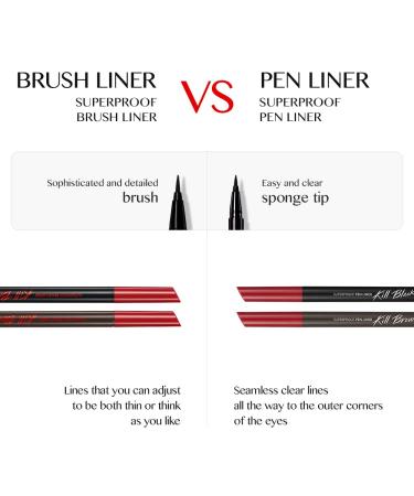 CLIO Waterproof Pen Liquid Eye Liner - Cacao Brown | Long Lasting, Smudge-Resistant, High-Intensity Color - 1 Count - Buy Online on GoSupps.com