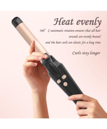 Curling Wands Automatic Curling Iron 1 Inch Hair Curler Rotating Curling Iron Hair Waver Hair Styling Irons LCD Automatic Hair Curler 30s Instant Heat Wand - Buy Online on GoSupps.com