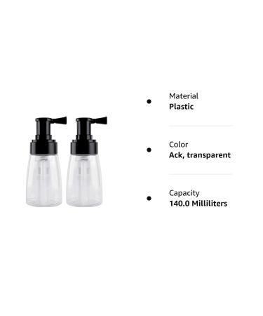 Barber Powder Spray Bottle Set - Refillable Hair Fiber Applicator for Hair Salon & Home Beauty - 2 Pack (140ml+140ml) - Buy Online on GoSupps.com