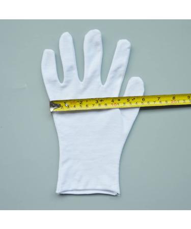 Healeved 18 Pairs White Work Gloves Cotton Gloves Cotton Work Gloves Factory Gloves Lengthen White Gloves - Buy Online on GoSupps.com
