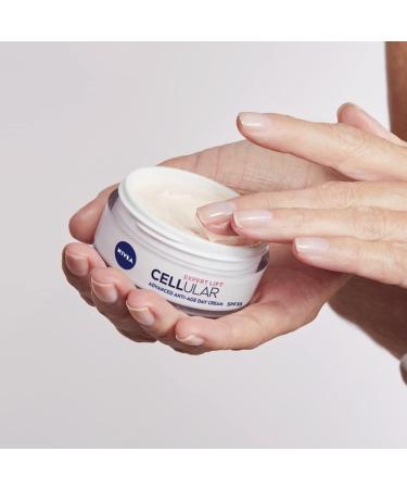 NIVEA Cellular Expert Lift Anti-Age Day Cream 50ml Anti-Wrinkle Cream with Pure Bakuchiol and Two Types of Hyaluronic Acid Day Cream for Women Anti-Ageing Face Cream (Pack of 2) 50 ml (Pack of 2) Day cream - Buy Online on GoSupps.com