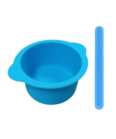 Roadoor silicone wax peel for hair removal non-stick wax stuff with wax spatula such as reusable wax melting heating for wax warmer blue