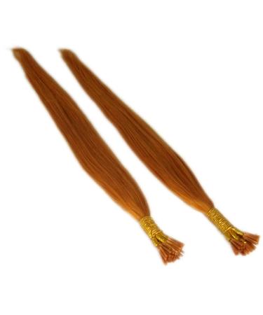 Shop Colorful Remy Real Hair Extensions - 50x 0.5g Orange High-Tip Strands | Remyhaar.eu - Buy Online on GoSupps.com