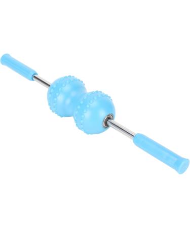 Fascia Muscle Roller - Dual Ball Deep Tissue Massage for Pain Relief | Perfect for Legs & Neck - Buy Online on GoSupps.com