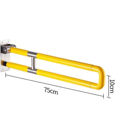 Bathroom Grab Bar Safety Support Rail Bathroom Toilet Handrails Folding Safety Railings for The Elderly and Disabled Slip-Free Accessibilit - Buy Online on GoSupps.com
