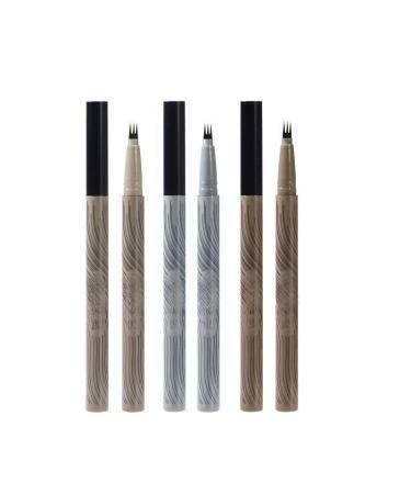 BADALO Extremely fine waterproof eyeliner ultra-thin long-lasting smudge-proof coated pen for beginner women pink eyeliner pen (Size: 101 natural brown)